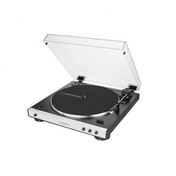 Tocadiscos Audio-technica Automático BLUETOOTH Aluminio/negro (AT-LP60XBTWH)  AUDIO TECHNICA