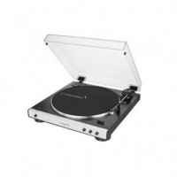 Tocadiscos Audio-technica Automático BLUETOOTH Aluminio/negro (AT-LP60XBTWH)  AUDIO TECHNICA