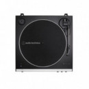 Tocadiscos Audio-technica Automático BLUETOOTH Aluminio/negro (AT-LP60XBTWH)  AUDIO TECHNICA