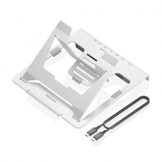 Soporte de Sobremesa AISENS Ajustable para Portátil/tablet Usb-c Docking 7EN1 (ASUC-7P045-GR)
