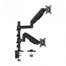 Soporte de Mesa AISENS Eco 17"-32" 2 Brazos 3 Pivotes Inclinable/giratorio/rotatorio Negro (DT32TSR-453)