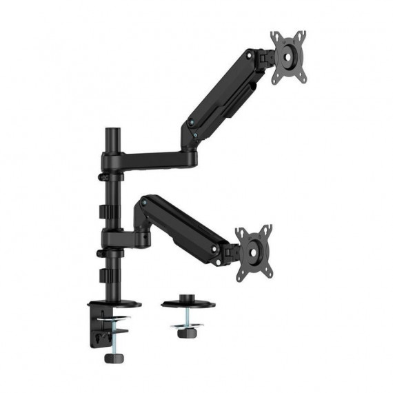 Soporte de Mesa AISENS Eco 17"-32" 2 Brazos 3 Pivotes Inclinable/giratorio/rotatorio Negro (DT32TSR-453)