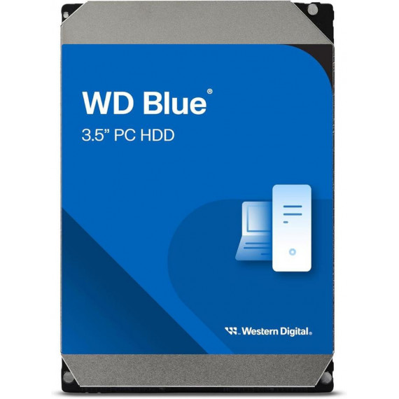 Disco WESTERN DIGITAL Blue 3.5" 4TB SATA3 128MB 5400RPM (WD40EZZX)