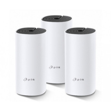 Punto de Acceso TP-Link Deco M4 Pack de 3 Unidades Sistema Wi-Fi Mesh AC1200 Doble Banda