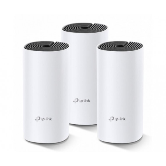 Punto de Acceso TP-Link Deco M4 Pack de 3 Unidades Sistema Wi-Fi Mesh AC1200 Doble Banda