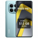 Smartphone XIAOMI Poco M8 6.77" 8GB 512GB 5G Verde (MZB0NR5EU)