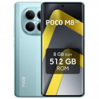 Smartphone XIAOMI Poco M8 6.77" 8GB 512GB 5G Verde (MZB0NR5EU)