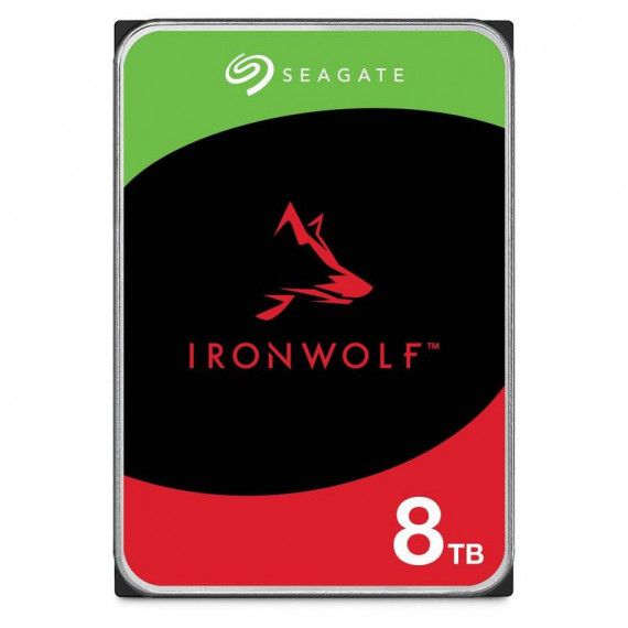 Disco SEAGATE Ironwolf 3.5 Pulgadas 8 Tb SATA3 Nas 256MB 5400RPM 6 Gbit/s (ST8000VN002)