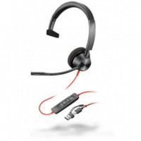 Auricular Monoauricular POLY Blackwire 3310-M Usb-a / Usb-c (212703-01)