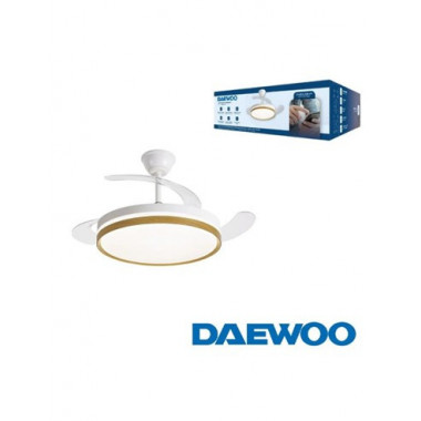 DAEWOO Ventilador De Techo 30W Con Aspas Retractil Blanco DW5010