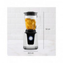 UFESA Batidora de Vaso Cristal White Gold 1.5L 1500W 2 Velocidades Tritura Hielo
