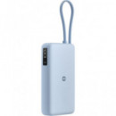 XIAOMI Bateria Externa Portatil 20000MAH Azul 67W Cable Integrado PB2067