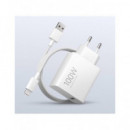 XIAOMI Combo Cargador Red Tipo C 100W + Cable USB a Tipo C M/m Blanco MDY-19-ER