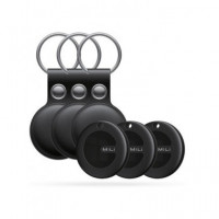 Mili Localizador Pack 3 Uds con Llaveros Miitag Duo para Android y Ios HD-P16 Negro  LALO