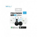 Mili Localizador mi Tag Duo para Android y Ios con Funda HD-P16 Negro  LALO