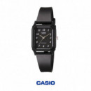 CASIO LQ-142-1B Reloj Analógico Negro para Mujer