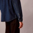 Sobrecamisa denim años 90 con logo