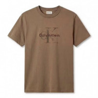 Camiseta Distressd Logo  CALVIN KLEIN