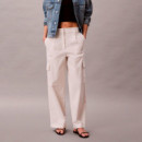 Pantalón Cargo de Algodón Elástico  CALVIN KLEIN