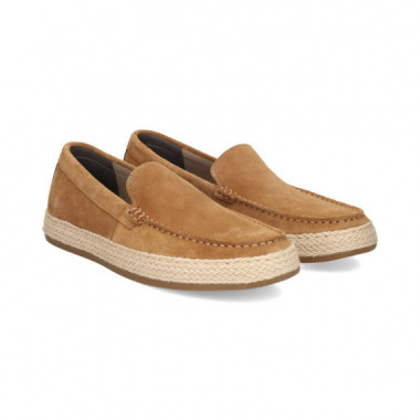 Contorno Soga Mocasin ante Cuero  GEOX