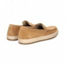Contorno Soga Mocasin ante Cuero  GEOX
