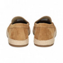 Contorno Soga Mocasin ante Cuero  GEOX