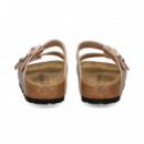 Sandalia 2 Hebillas Metalizada Cobre  BIRKENSTOCK