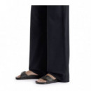 Sandalia Hebilla Grande Goma Negro  BIRKENSTOCK