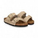 Sandalia 2 Hebillas ante Beige  BIRKENSTOCK