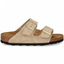 Sandalia 2 Hebillas ante Beige  BIRKENSTOCK