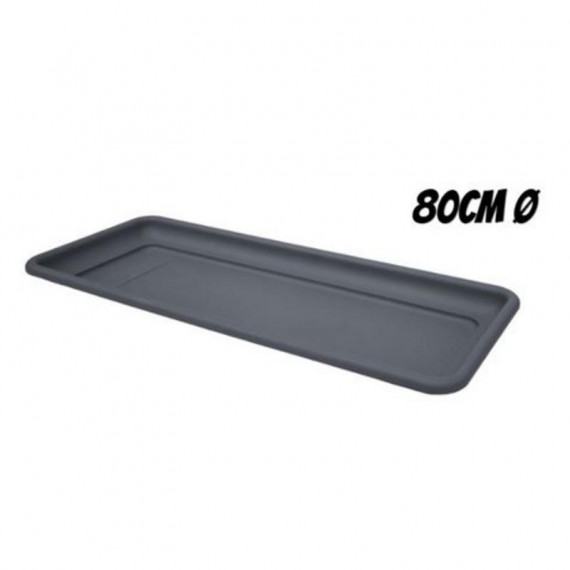 Bandeja para Maceta Artplast de 80 cm, Antracita