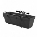 Maceta Colgante Rectangular Artplast Flycurved 50cm Antracita para Balcón
