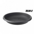 Plato para Maceta Artplast Circular Antracita 35 cm