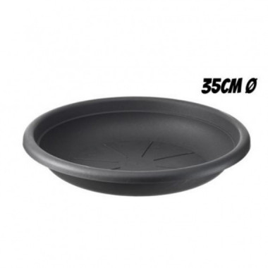 Plato para Maceta Artplast Circular Antracita 35 cm