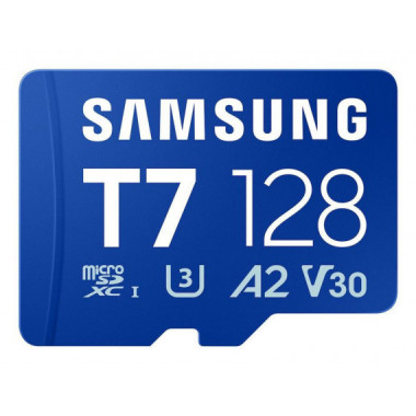 Tarjeta de Memoria Samsung Micro SDXC T7 128GB UHS-I U3 (MB-MB128T/WW)