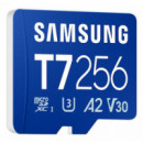 Tarjeta de Memoria Samsung Micro SDXC T7 256GB UHS-I U3 (MB-MB256T/WW)
