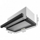 Bolero Flux Tlm 603500 Black a 60 de Ancho  CECOTEC
