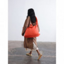 OLEND Bolsos Bolso Mochila ölend Large Ona Soft Bag Coral