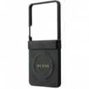 GUESS CARCASA MAGSAFE 4G SAMSUNG Z FLIP 7 NEGRO