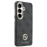 GUESS Magsafe Carcasa 4G Strass Samsung S26 Gris