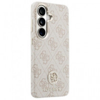 GUESS Carcasa 4G Strass Samsung S26 Rosa