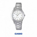 CASIO LTP-1128A-7B Reloj Mujer Acero Inoxidable Plateado