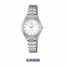 CASIO LTP-1129A-7B Reloj Mujer Acero Inoxidable Plateado