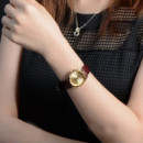 CASIO LTP-1183Q-9A Reloj Mujer Dorado con Correa de Piel