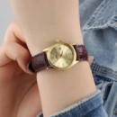 CASIO LTP-1183Q-9A Reloj Mujer Dorado con Correa de Piel