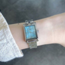 CASIO LTP-1234DD-2A Reloj Mujer Plateado Esfera Azul