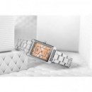 CASIO LTP-1234DD-4A Reloj Mujer Plateado Esfera Rosa