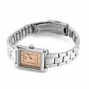 CASIO LTP-1234DD-4A Reloj Mujer Plateado Esfera Rosa