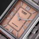 CASIO LTP-1234DD-4A Reloj Mujer Plateado Esfera Rosa