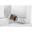 CASIO LTP-1234DD-5A Reloj Mujer Plateado Esfera Marrón